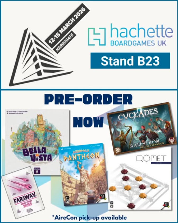 Skip the Queues: Pre-Order Our UK Debuts for Pick-Up at AireCon!