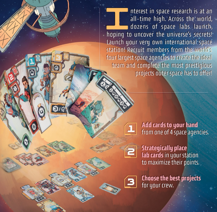 Space Lab Build Space Lab available on BGA – Hachette Boardgames UK